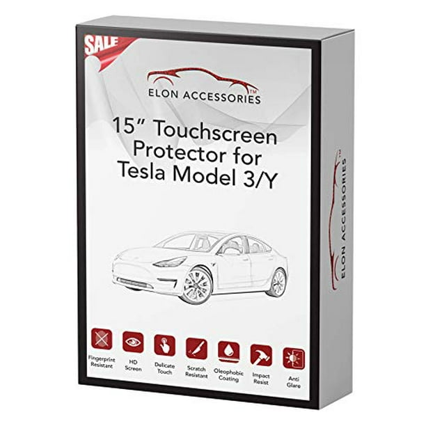 2x 15" Transparent Plastic Anti-Glare Screen Protector For Tesla Model 3 2x 15" Transparent Plastic Anti-Glare Screen Protector For Tesla Model 3